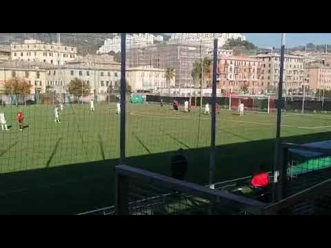 San Pietro Pontecarrega: il secondo gol di Bambara