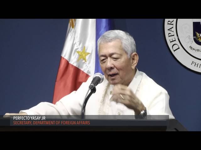 DFA’s Yasay claims he was misquoted on ASEAN