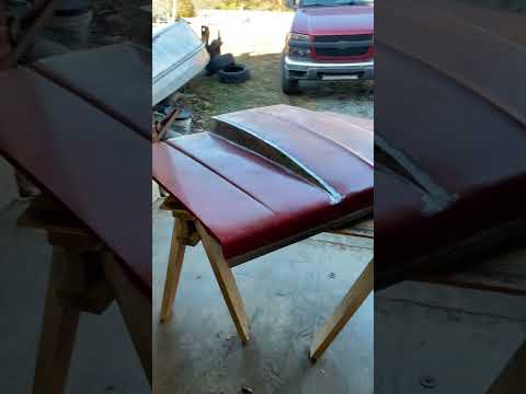 Small block s10 custom cowl hood #automobile #mechanic