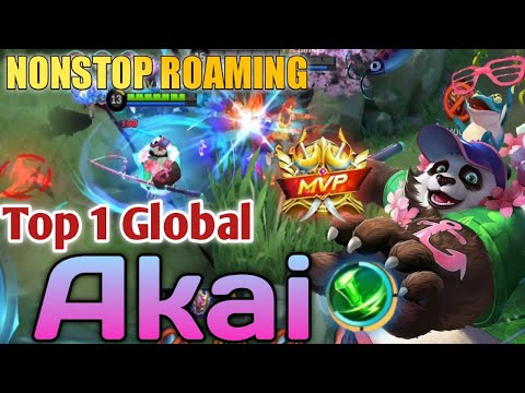 Top Global 1 akai 2021NonStop Roaming Akai Summer Party - Top Global Akai by MORPH - MLBB