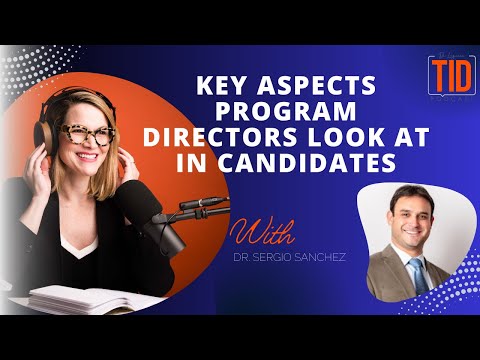 Dr  Sergio Sanchez | What Program Directors Look in AEGD Applicants