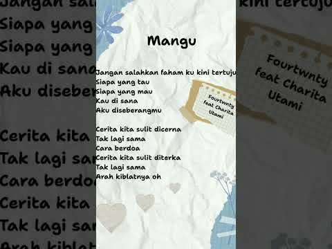 Mangu _ Fourtwnty feat Charita Utami #music #song #mangu #fourtwnty #fourtwntymusic #viralsong