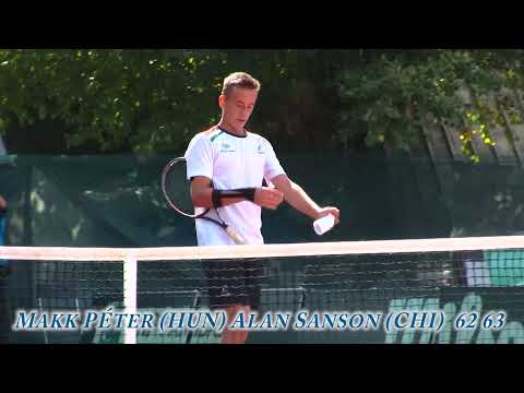 Peter Makk (HUN) def. Alan Sanson (CHI) 6/2 6/3 - Junior Davis Cup 2017 - Makk Péter