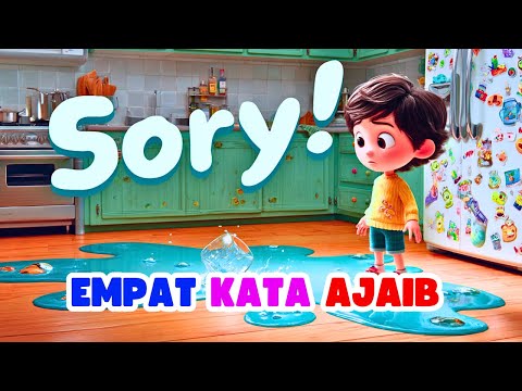Empat Kata Ajaib ❤️ Lagu Anak Populer - (Maaf, Tolong, Terimakasih, Permisi) Lagu Balita TK PAUD