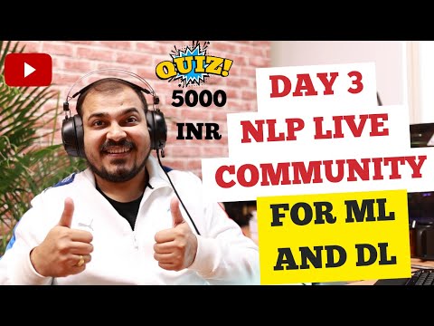 Live Day 3- TF-IDF With Practical Application NLP And Quiz-5000Inr Give Away
