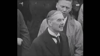 Neville Chamberlain &quot;Peace For Our Time&quot; - Munich Agreement