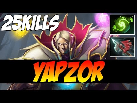 YapzOr Plays Invoker WITH 25 KILLS - 7200 MMR - Dota 2