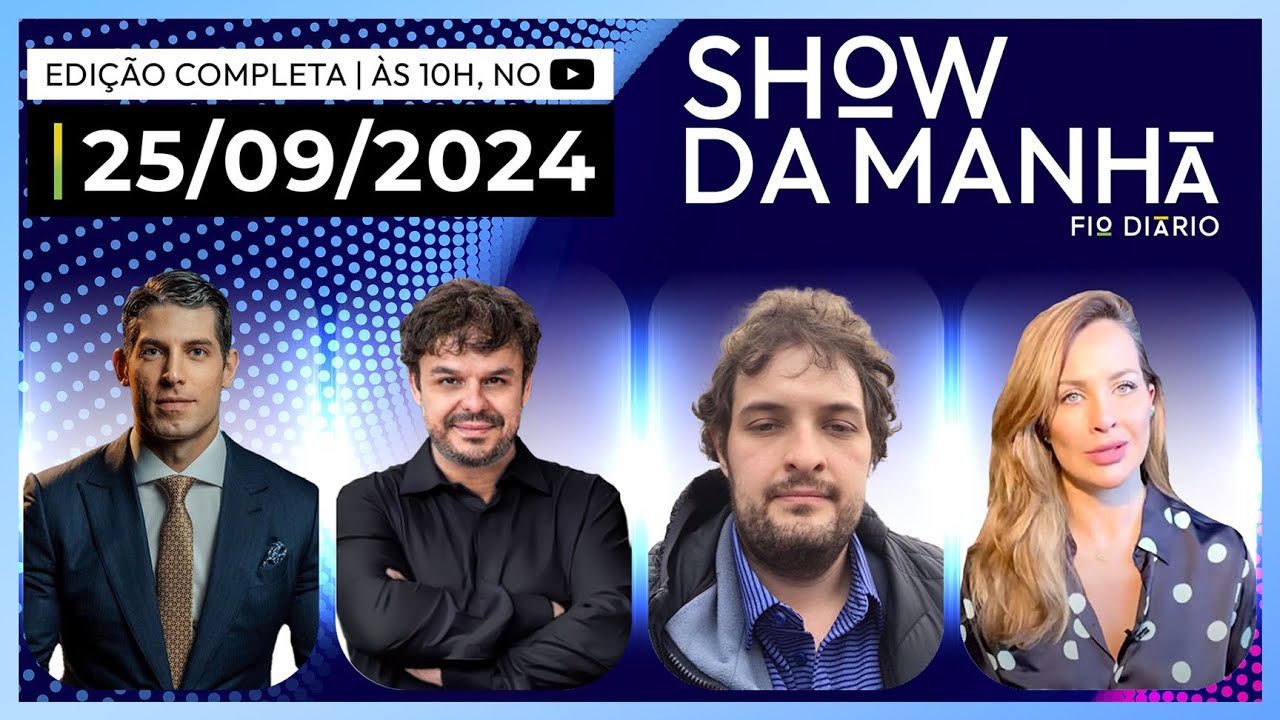 SHOW DA MANHÃ - MARCO ANTÔNIO COSTA,ADRILLES,PAULO KOGOS,KARINA MICHELIN E ALLAN DOS SANTOS-25/09/24