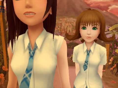 Kingdom Hearts II, English cutscene: 55 - Kairi and Selphie - HD 720p