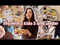 A REAL Day In My Life With 3 Kids 3 And Under Routines Preschool Meals