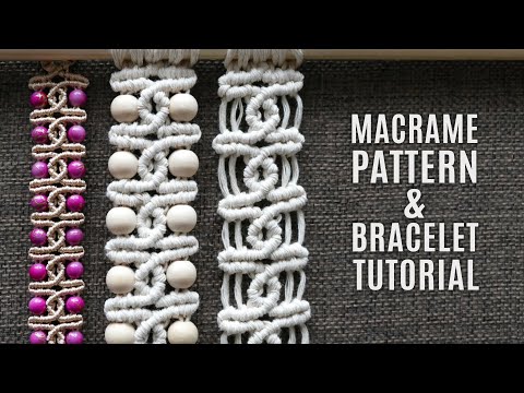 Spiral Macrame Patterns DIY Macrame Spiral Bracelets