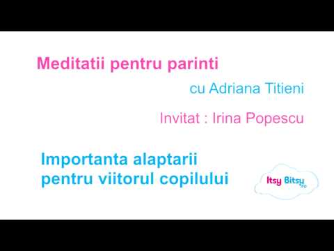 Itsy Bitsy - Importanta alaptarii pentru viitorul copilului - Meditatii pentru parinti