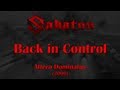 Sabaton - Back in Control (Lyrics English ...