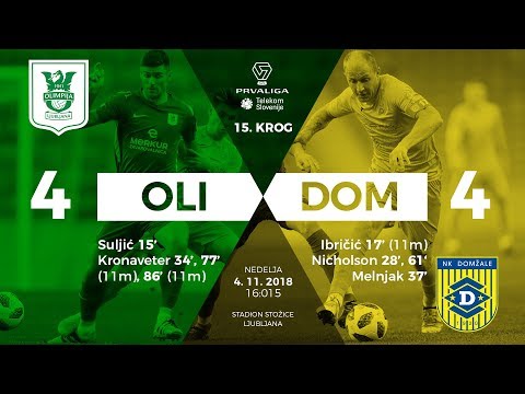 NK Olimpija Ljubljana 4-4 NK Domzale 