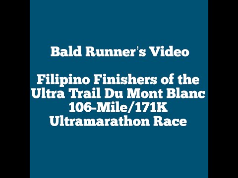 Filipino Finishers Of The UTMB 106-Mile/171K Ultramarathon Race (2011-2019)