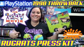 1990's Nicktoon's Nostalgia - Nickelodeon's Rugrat's Adventure/Activity PC Game Press Kit! RARE!