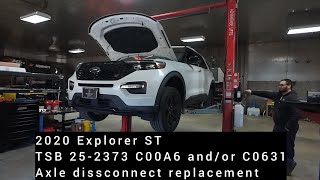 Explorer ST TSB 25-2373 Axle Disconnect Replacement Pt1