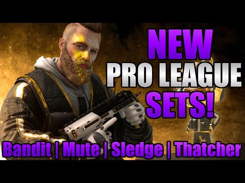NEW PRO LEAGUE SETS (Bandit, Mute, Thatcher, Sledge) | Rainbow Six Siege Skin Showcase