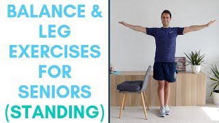 Challenging Balance and Leg Exercises For Seniors (18 Mins) | More Life Health