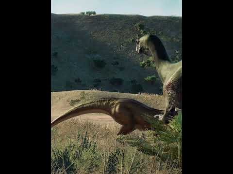 Therizinosaurus is proud even when dealing with carnivorous dinosaurs JWE2 #shorts