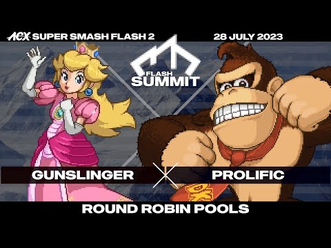 Gunslinger (Peach) vs Prolific (Donkey Kong) - Pools - Flash Summit 5