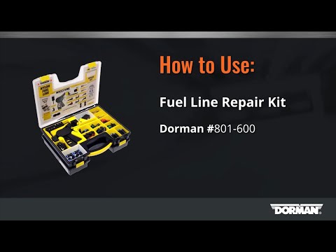 How to fix damaged vehicle fuel lines easier with Dorman's repair kit tech tray