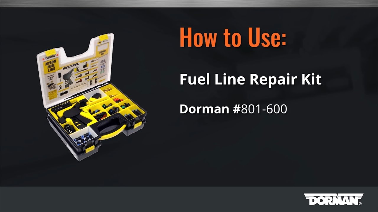 How to fix damaged vehicle fuel lines easier with Dorman's repair kit tech tray