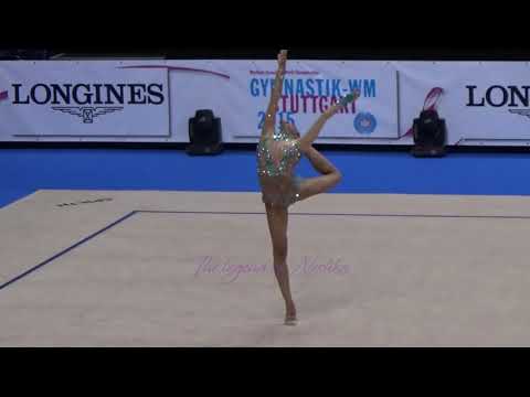 Kyriaki ALEVROGIANNI (GRE) ball - 2015 Stuttgart worlds Qualifs