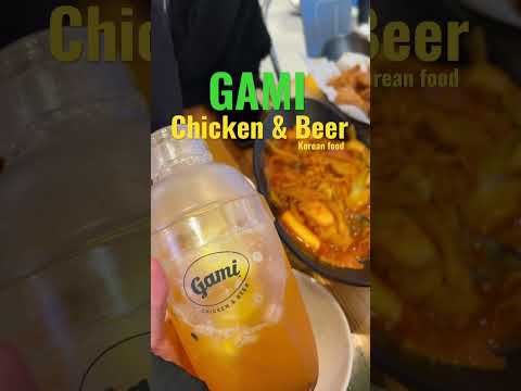 Gami Chicken & Beer ~frango frito com molho de soja e alho MUITO BOM tteok-bokki gostoso delicioso