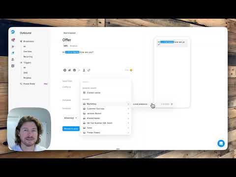 This video provides a tutorial on how to send SMS broadcasts using the Salesmsg platform.