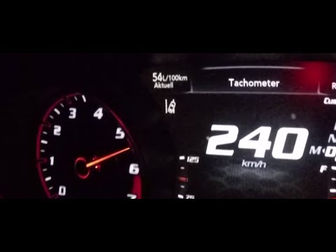 2015 Dodge Charger SRT 392 0-100 kmh kph 0-60 mph Tachovideo Beschleunigung Acceleration