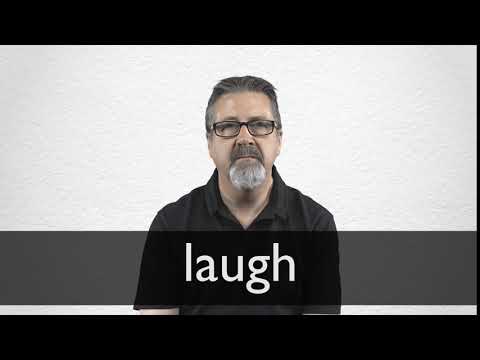 How to pronounce LAUGH in British English