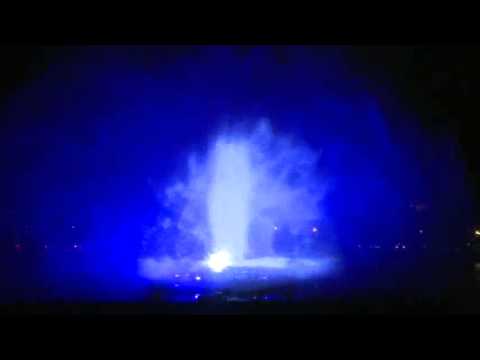 Waterscreen on The Thames celebrating the handover to Brazil - Olympic Hosts Rio 2016