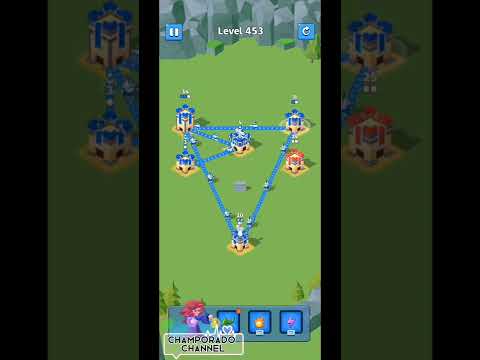 Gameplay CONQUER THE TOWER : Takeover Level 453 & Level 454, Strategy Game, GameLord 3D Android Game