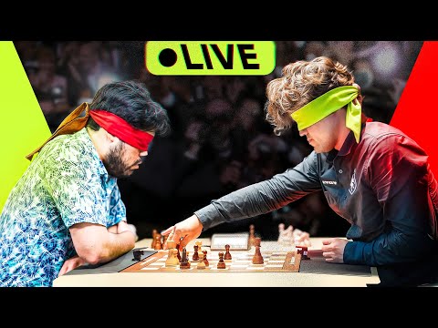 Magnus vs Hikaru Blindfold Exhibition Match