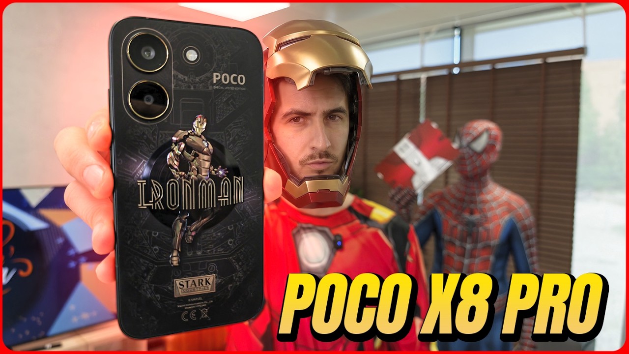 POCO X8 PRO Edición IRON MAN: ¿El mejor unboxing de la historia de un AVENGER? 🤖💥