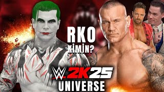 JOKER DÜŞMANLARI! JOHN CENA’dan Mesaj! RKO KİMİN ?! - WWE 2K25 Universe #2