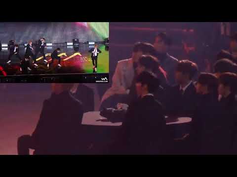 [Fancam] Wanna one reaction to JBJ @ Asia Artist Awards AAA