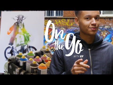 Liam enjoys Bristol's street art – On the go with EF #96