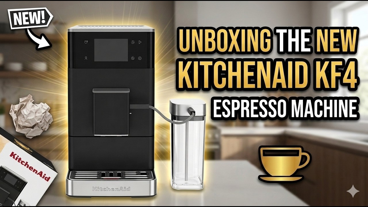 Unboxing The NEW KitchenAid KF4 Espresso Machine