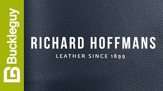 Richard Hoffmans Leather, Sprinter | Marina Blue | Full Grain Leather Demo