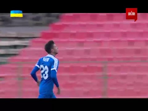 Волынь - Днепр - 0:1. Гол: Чеберко (90')
