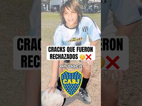CRACKS RECHAZADOS por CLUBES ARGENTINOS #futbol #argentina #crack #boca #river