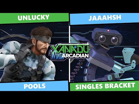 Xanadu Winter Arcadian: Pools - Unlucky (Snake) Vs Jaaahsh (R.O.B., Bayonetta) SSBU Singles