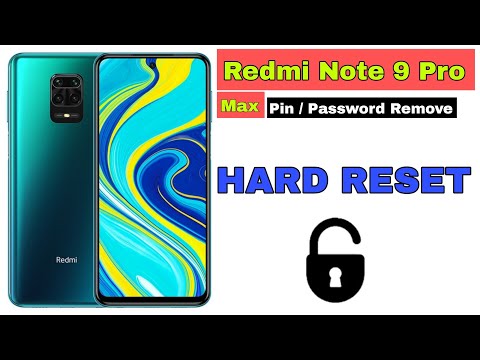 Redmi Note Note 9 Pro max Hard Reset | how to hard reset Redmi note 9 pro max