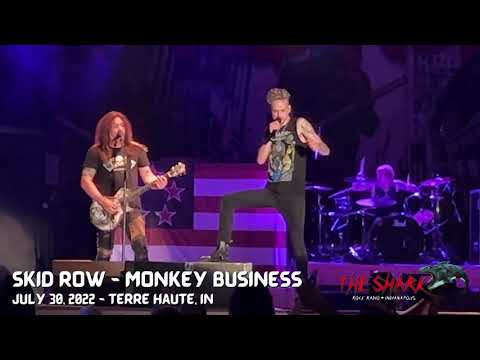 Skid Row does "Monkey Business" in Terre Haute, Indiana on July 30, 2022