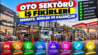 Oto Sektöründe İş Fikirleri: Sermaye, Maliyet, Risk ve Kazanç Rehberi
