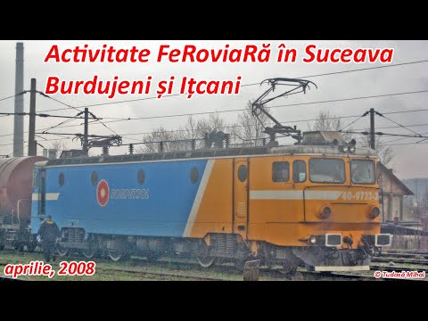 ARHIVA - Activitate feroviara Suceava Burdujeni si Suceava Nord Itcani [5 martie 2008]