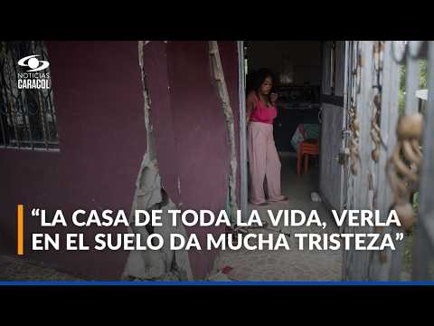 Siete días después del terremoto, colombianos en varias ciudades luchan por salir adelante