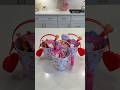 *asmr* mini valentines day baskets! 💕❣️ #asmr #aesthetic #valentinsday #giftbasket